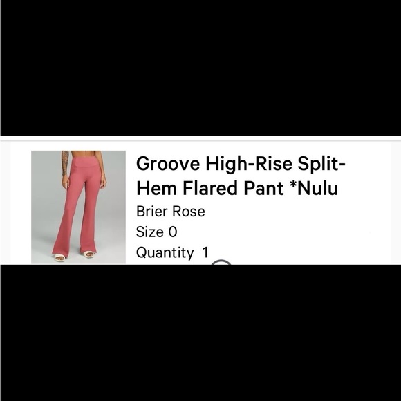 Groove High-Rise Split Hem Flared Pant *Nulu - Picture 1 of 4